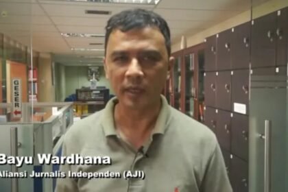 Bayu Wardhana Aliansi Jurnalis Independenaji