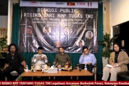 Diskusi Indonesia Risk Center Rpp Tugas Tni