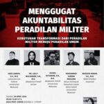 Diskusi Menggugat Akuntabilitas Peradilan Militer