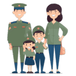 Ilustrasi Keluarga Aparat