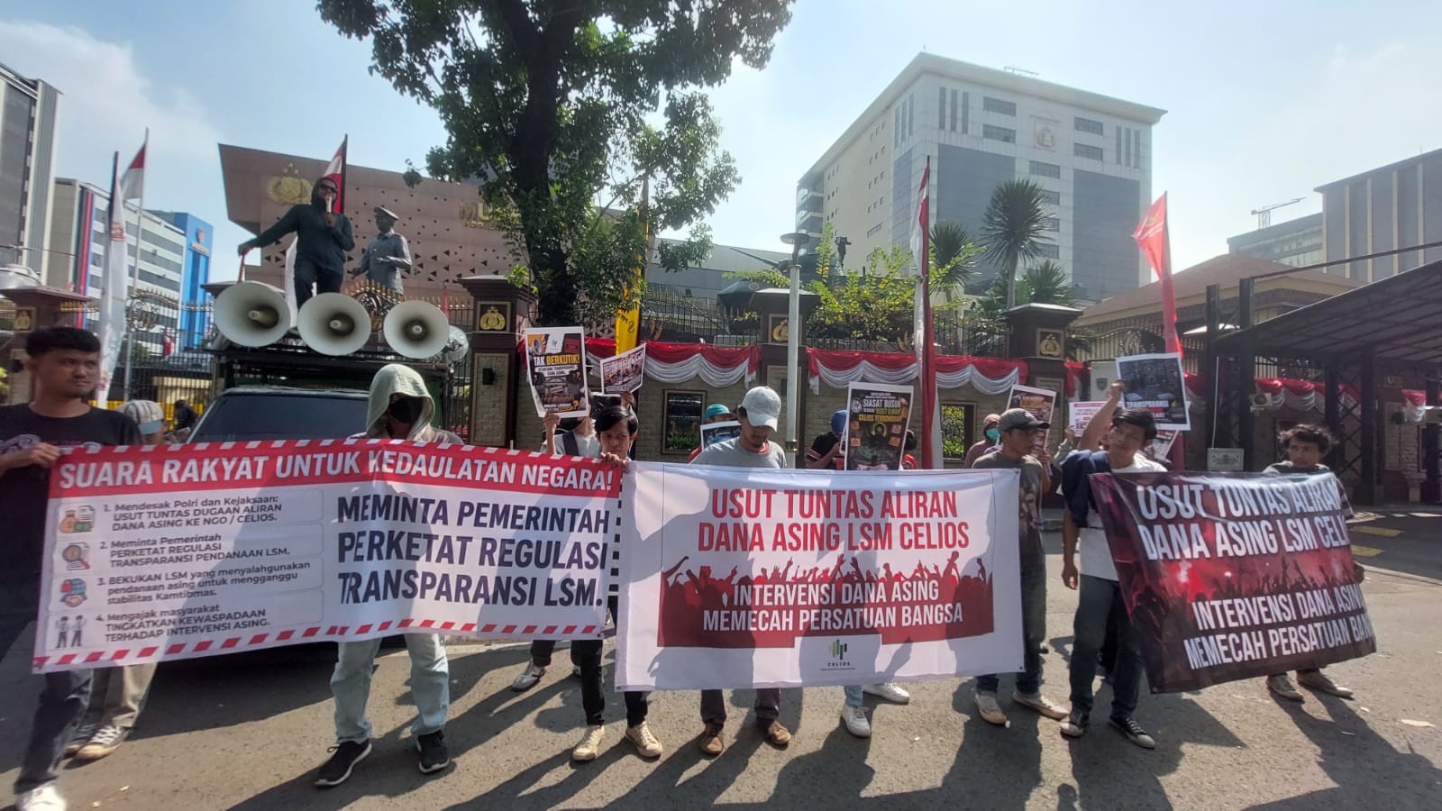 Aksi Massa Pertasib Soroti Celios