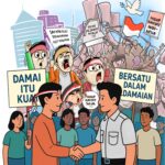 Ilustrasi Aksi Damai