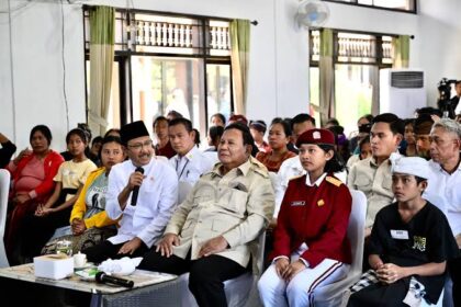 Kunjungan Prabowo Di Srmp 17 Tabanan Bali
